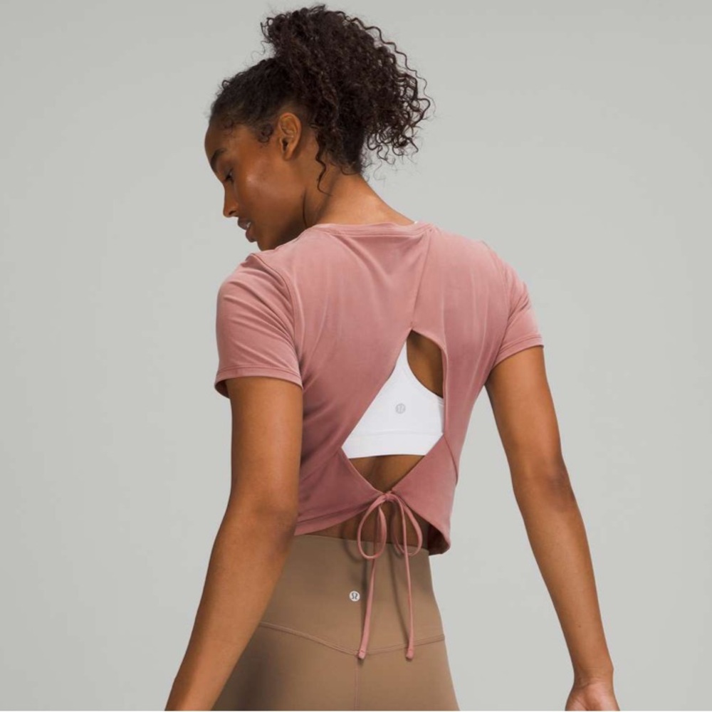 NEW Lululemon Open Tie-Back Short Sleeve
